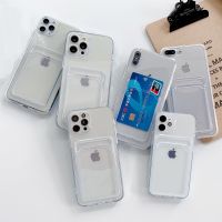 [Phone case]สำหรับ iPhone 14 13 11 12 Pro Max ฝาครอบสำหรับ iPhone 7 8 Plus X XR XS Max กันกระแทกผู้ถือบัตรโทรศัพท์กระเป๋าสตางค์ฝาหลัง