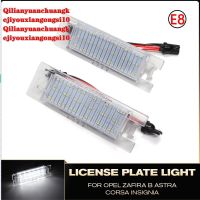 ไฟหมายเลขป้ายทะเบียนรถ LED สำหรับ Opel ไฟสัญญาณ Astra H J Corsa C D เครื่องราชอิสริยาภรณ์ Tigra B Twintop Vectra Zafira OPC (10)