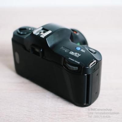 ขายกล้องฟิล์ม Olympus OM101 พร้อมเลนส์ PF 50mm F2 made in japan serial 1307708