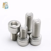 [A TOOL] หกเหลี่ยม HexHead หมวกสกรู M1.6M2.5M4 M5Stainless SteelBolt DIN912Screw ด้วยกุญแจ