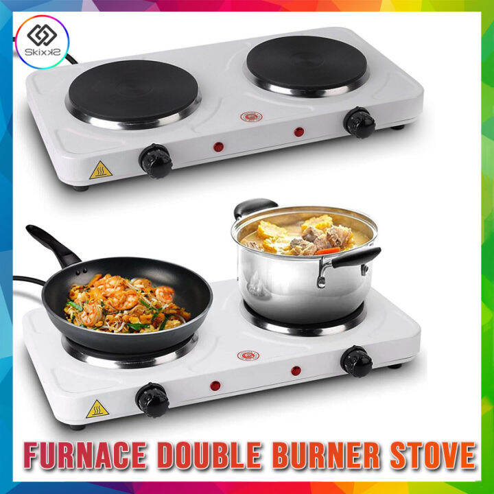 Hot Plate / Furnace Electric Stove Double Burner 220V 2000W Kitchen Hot