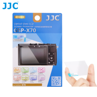 JJC ปกป้องหน้าจอหน้าจอ LCD กระจกนิรภัยแบบบางพิเศษ,สำหรับกล้อง X70ฟูจิฟูจิฟิล์มป้องกันรอยขีดข่วนชัดเจนแบบ HD ป้องกันหน้าจอกระจกเทมเปอร์ฟองปกป้องหน้าจอ X70