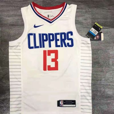 Top-quality Basketball Mens Jersey Los Angeles Clippers 13 Paul George Hot Pressing Jerseys