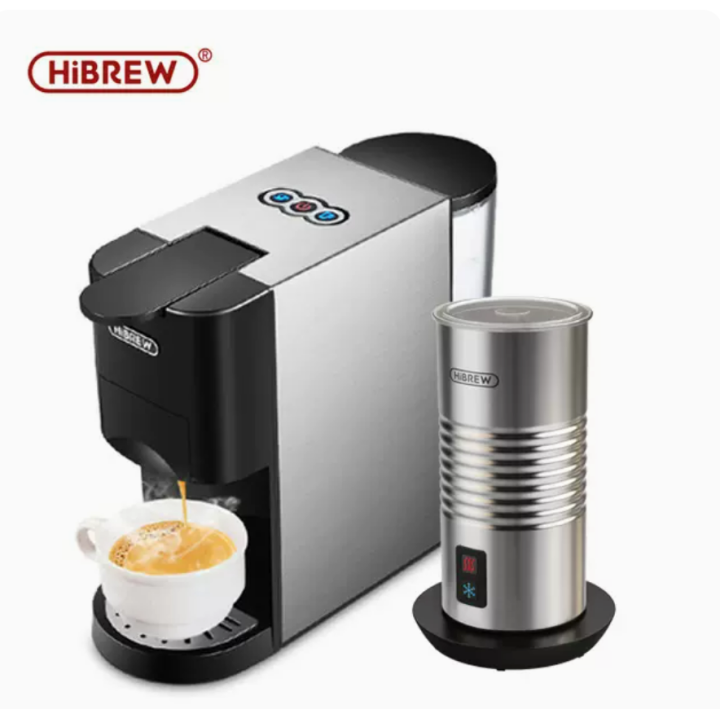 1PC Hibrew Coffee Machine hot&cold 4 in 1, compatible with multi capsules,  19 Bar. For Dolce Gusto and Ground Coffee H1A