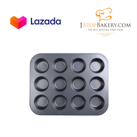 128042 YT-121 SNY 12 MINI TEFLON MUFFIN PAN D.5*H.2*B.3.5CM