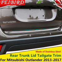 ด้านหลัง Trunk Lid Cover Tailgate Trim ประตู Handle Molding Boot Garnish Bezel สำหรับ Mitsubishi Outlander 2013 2014 2015 - 2017