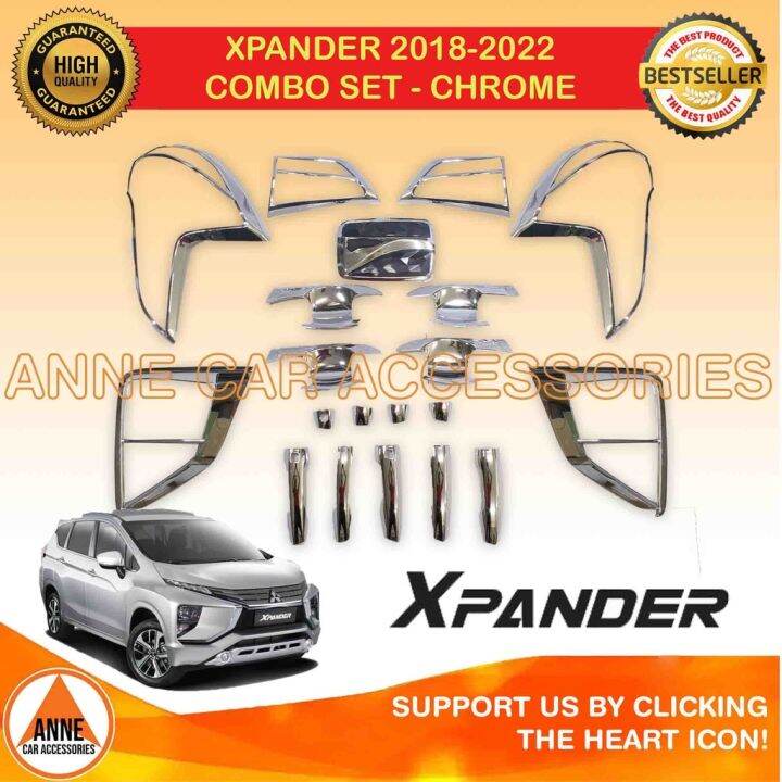Mitsubishi Xpander Garnish Cover Set Chrome 2018 2022 / Xpander