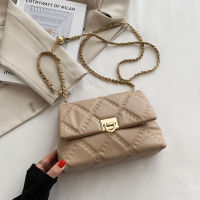 2PCSSET Chain Crossbody Bags Small Quilted Flap Messenger Bag 2021 Fashion Diamond Female Handbags Diamond Lattice Shoulder Bag