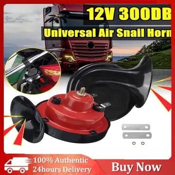 Universal 12V 300DB Super Train Horn For Trucks, SUVs, Cars, Boats