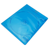 DVD CD Case ที่เก็บแผ่นดิสก์หนึ่งแผ่น Bluray 7mm Slim Empty Plastic Box Sleeve