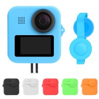 สำหรับอุปกรณ์เสริม Gopro Hero 8 Max ปกป้องตัวเครื่องเคสกันน้ำป้องกันกล้องเคสซิลิโคนสำหรับกล้องกีฬา + เลนส์เจลป้องกันรอยขีดข่วน