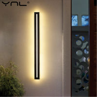 Modern Waterproof Outdoor LED Long Wall Lamp Outdoor Lighting IP65 Aluminum Wall Light Garden Porch AC85-265V Sconce Luminaire