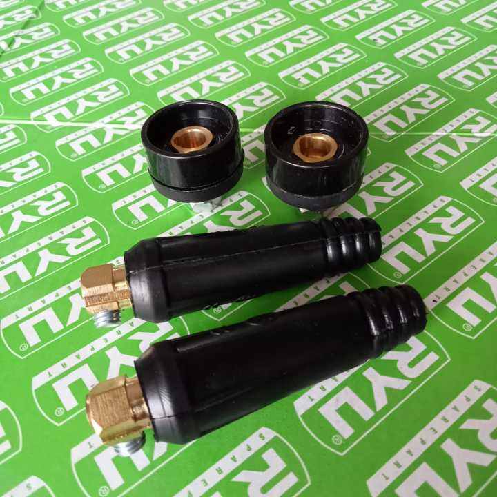 1PC 300Amps Welding Electrode Holder 3M Cable 16-25mm & 10-25mm Connector For ARC MMA Welder