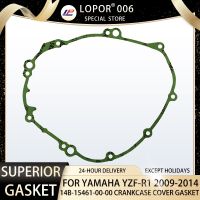 ☎ปะเก็นฝาปิดกล่องข้อเหวี่ยงเครื่องยนต์มอเตอร์ไซค์ LOPOR สำหรับ YAMAHA YZF-R1 YZF R1 2009-2014 14B-15461-00-00