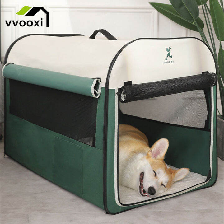 Foldable Soft Dog Crate Pet Kennel Houses, Portable Crates for Medium