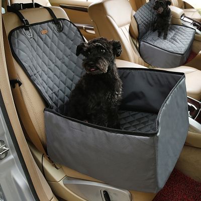 ۞◙ 2 in 1 Car Front Pet Car Seat Cover Waterproof Puppy Basket Anti Silp Pet Car Carrier Dog Cat Car Booster Outdoor Travel