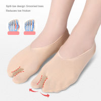 2 ชิ้น = 1 คู่ Hallux Valgus Bunion Corrector Correction กายอุปกรณ์ฟุตกระดูกแบบพกพาถุงเท้า Straightener ถุงเท้า Foot Care Straightener-lihaiyan4