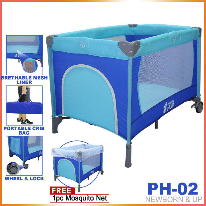 Babelive Baby Crib Nursery Playpen Portable and Foldable Play Yard