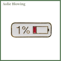 Aolie เข็มกลัดติดเสื้อรูป99% ไฟฟ้าสำหรับ1% เข็มกลัดโลหะประดับเสื้อหมุดเคลือบแนววินเทจเครื่องประดับตกแต่งของขวัญ