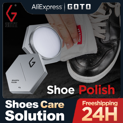 GOTO รองเท้าหนังขัดน้ำมันหนังดูแลซ่อมโซลูชั่นการบำรุงรักษารองเท้าผ้าใบไม่มีสีส่องแสงป้องกันลาโนลินสำหรับ Airforce