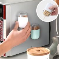 ℗☋ Magnetic Refrigerator Toothpick Holder Container Creative Toothpick Dispenser Household Table Toothpick Storage Box with Magnet