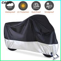 ++โปร ผ้าคลุมรถมอเตอร์ไซค์ ผ้าคลุมบิ๊กไบค์ ผ้าคลุมจักรยานยนต์ Motorcycle Cover ผ้าคลุมรถ ป้องกันแสง UV ป้องกันน้ำ ป้องกันฝุ่น ถูกมาก ผ้าคลุมรถ ผ้าคลุมรถยนต์ ผ้าคลุมรถกันแดด ผ้าคุลุมรถไม่ติดสี