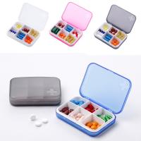 Portable Pill Cases Travel Dispen Storage Container Colorful Drug Dispenser 6 Grid Medicine Pill 39;s Box Tablets Storage Organizer