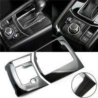 【LZ】◑  Carro Console Gear Shift Box Painel Trim Capas De Quadro Tiras De Adesivo Enfeite Reajuste Estilo De Decoração LHD Mazda CX-5 CX5 2017-2020