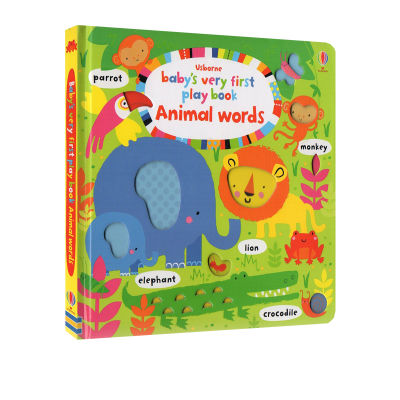 Original English version Usborne babys S very first play book animal words