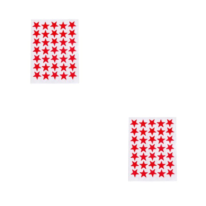 1-2-3-5-10แผ่นสติ๊กเกอร์สะท้อนแสงรางวัลดาวห้าแฉกฉลากสรรเสริญคุณแม่มีหลายสีสติกเกอร์รางวัลสีแดง