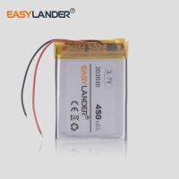 303040 033040 283040 3.7V Lipo 450Mah สำหรับ Li Polymer GPS MP3ออสซิลโลสโคปพลังงาน Mod กล้องติดรถยนต์นายทะเบียน MP4 DSO150