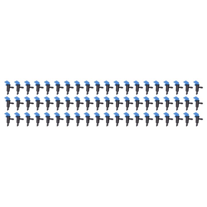 60-pieces-irrigation-drip-emitter-garden-flag-irrigation-dripper-trees-and-shrubs-blue-black-2gph