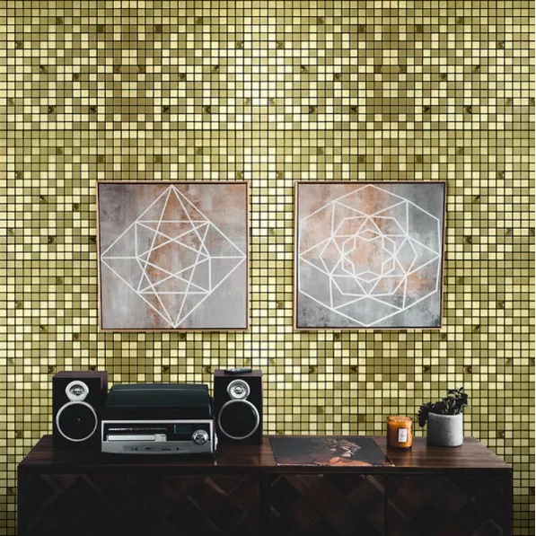 Wall Tiles Sticker SelfAdhesive Kitchen Backsplash Home Mosaic Decor