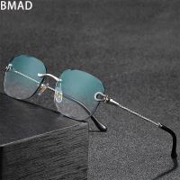 【CW】 Rimless Sunglasses 2023 Fashion Men Glasses Oculos Dropshipping Lunette De Sol Lentes