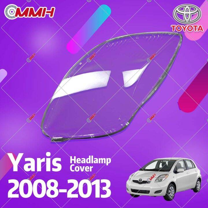 Toyota Yaris 20082013 เลนส์ไฟหน้า ฝาครอบไฟหน้า ไฟหน้ารถยนต์ ไฟหน้า