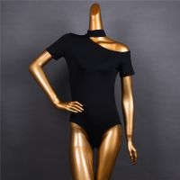 【hot】☬❈  New Adult Latin short Sleeved T-shirt Competition Dancewear Ballroom Dancing Practice Costume