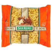 ✨Sale✨ ซัน เรโม เส้นพาสต้ารูปข้องอ เบอร์ 35 500กรัม San Remo No.35 Elbows Macaroni 500g