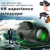 ZZOOI Powerful 80X100 HD Monocular Telescope Bak4 Prism Long Range Zoom with/without Tripod Phone Clip Outdoor Hunting Camping