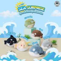 KAFBO SEA SURPRISE ตุ๊กตาสำหรับแมวและสุนัข ตุ๊กตาสัตว์เลี้ยง ของเล่นสัตว์เลี้ยง สุ่มตุ๊กตาตัวน้อยมีให้สะสม 6 แบบ ของเล่น