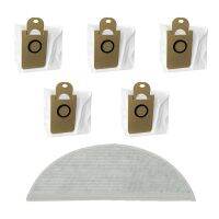 6Pcs Mop Cloth Dust Bag Replacement Parts for Xiaomi Lydsto R1 Vacuum Cleaner Remove Dust Rubbish for Home