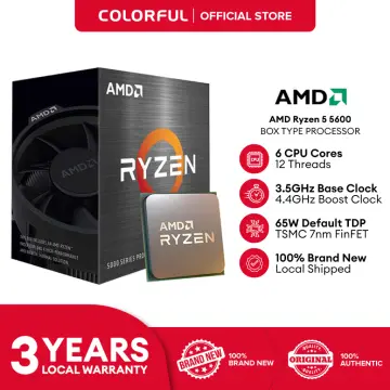 New AMD R5 5600 Ryzen 5 5600 3.5 GHz 6-Core 12-Thread CPU Processor 7NM