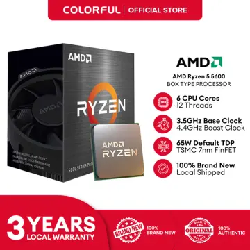 NEW AMD Ryzen 5 5600 R5 5600 3.5GHz Six-Core Twelve-Thread CPU Processor  7NM 65W L3=32M 100-000000927 Socket AM4 Without Fan