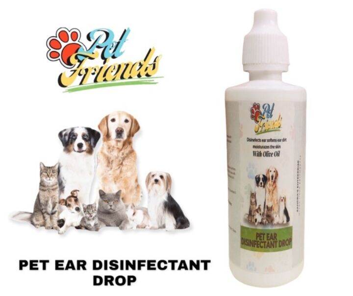 Pet ear Disinfectant Pet Ear Cleaning Disinfectant Ear Drop Soften Ear