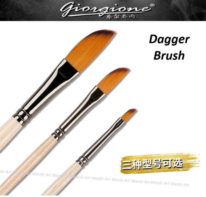 Professional Artist Dagger Nylon Brush Painting Brush G3030