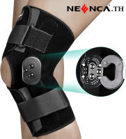 NEENCA Hinged Knee Bracket ข้อเข่าปรับระดับได้ Side Stabilizer พร้อมหน้าปัดล็อค รั้งเข่ารอมทางการแพทย์ รองรับอาการปวดเข่า โรคข้ออักเสบ ACL PCL วงเดือนฉีกขาด การบาดเจ็บ / การฟื้นตัวหลังการผ่าตัด