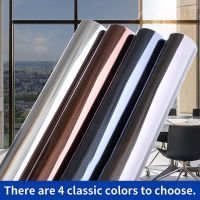 Sun Blocking Privacy Window Film Anti UV One Way Reflective Heat Insulation Vinyl Self-adhesive Glass Stickers for Home Office Window Sticker and Film