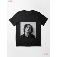 2023 Chalamet Essential T-Shirt ผู้หญิง ดพิมพ์ลาย เสื้อยืดผ้าฝ้าย คอกลม cotton ความนิยม sale Unisex  PINL