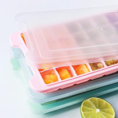 Useful Ice Making Mold Easy to Clean DIY Silicone 24/36 Grids Refrigerator Ice Block Making Mould Ice Maker Ice Cream Moulds