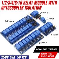 5V 12V low level trigger 1 2 4 8 16 Channel Relay Module interface Board Shield For PIC AVR DSP ARM MCU Arduino