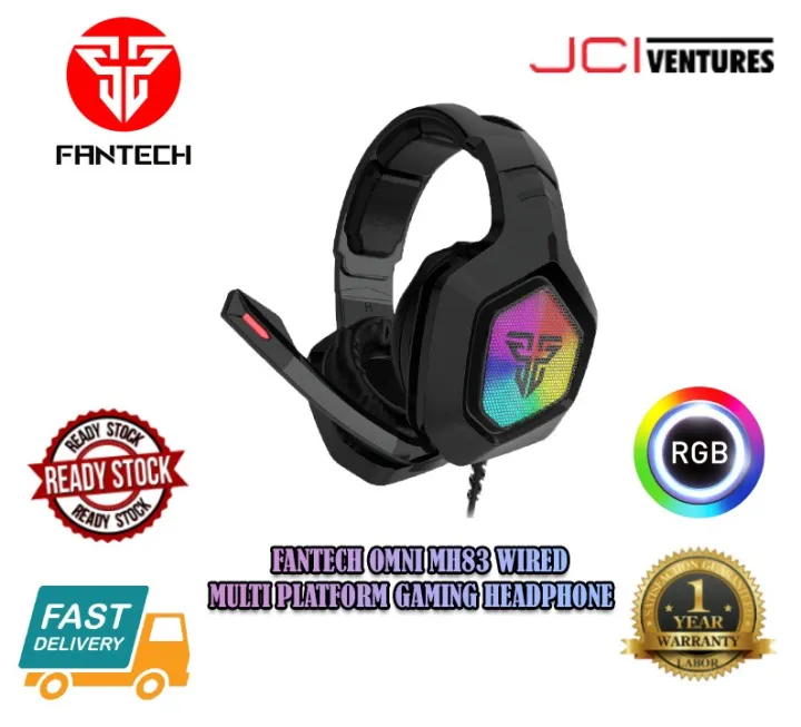FANTECH OMNI MH83 WIRED MULTI PLATFORM GAMING HEADPHONE Lazada